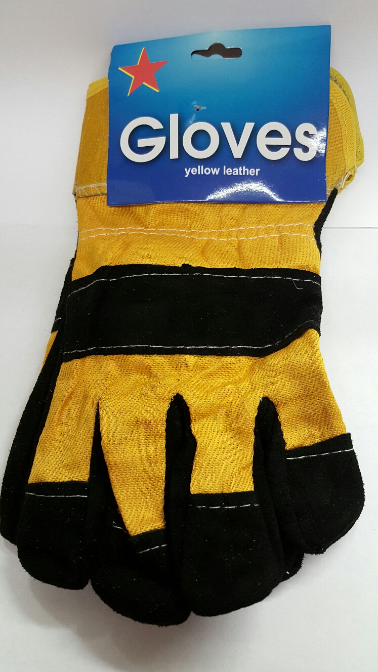 U-520003- ELITE (CUT A4) 13 Gauge Yellow Cut Resistant Yarn Gloves